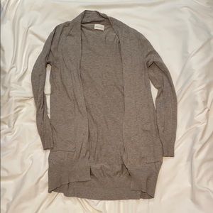 Gray/tan Cardigan
